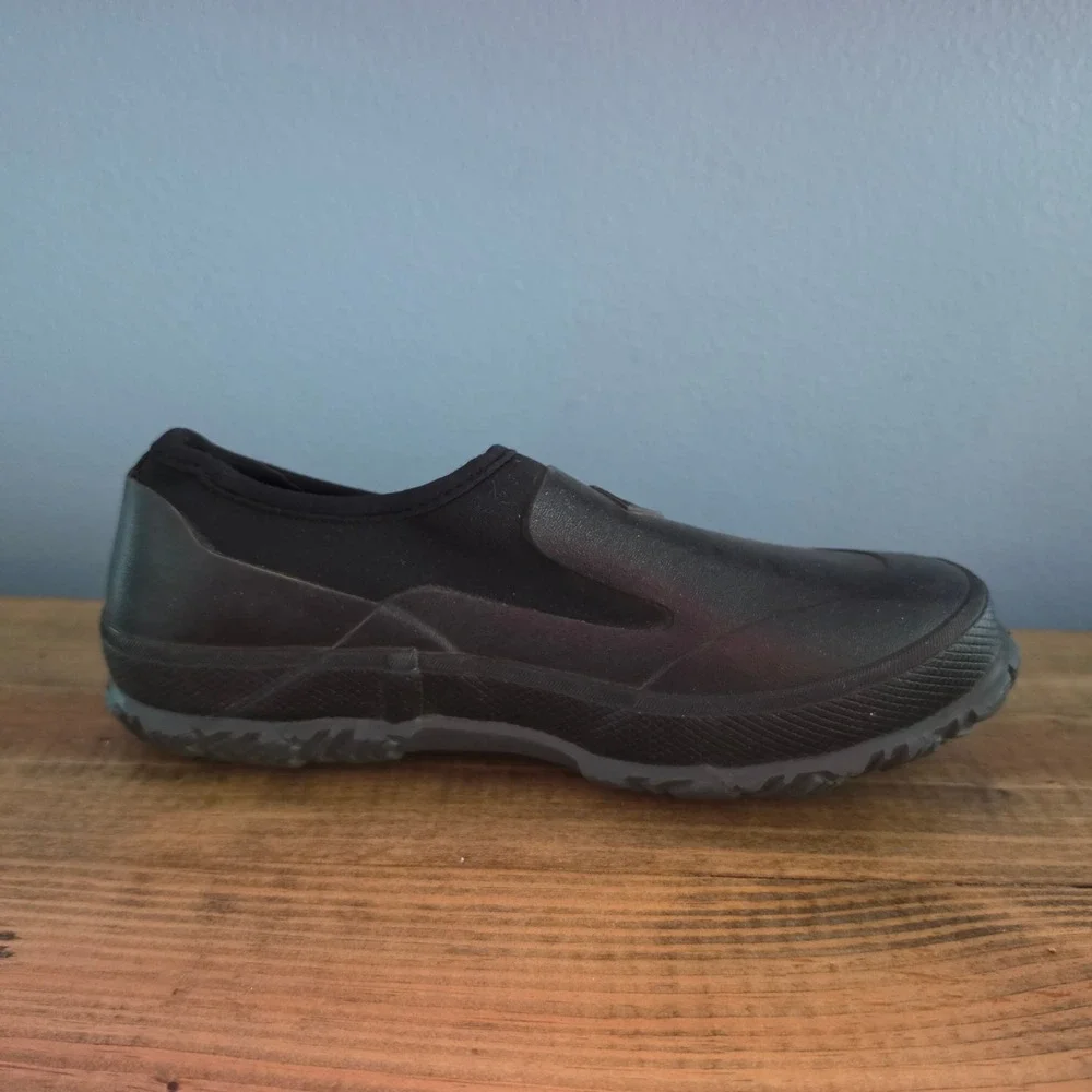 Muck Boot Company Mens Forager Slip On Shoe Black Waterproof FLR-000 Size 8